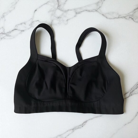 LULULEMON Womens Black Workout Bra Size 8 - Picture 1 of 7